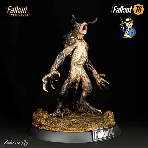 fallout 3d models|fallout 4 deathclaw 3d model.